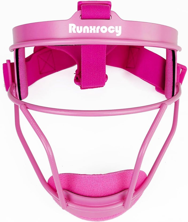 Runxrocy قناع وجه سوفتبول متين دفاعي لقناع لاعبة سوفتبول خفيف الوزن للفتيات والنساء واقي وجه لاعبة سوفتبول - Image 2
